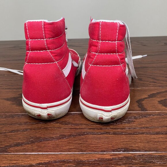 Vans Sk8-Hi Classic Hi Tops Mens 11 Red - Picture 2 of 11